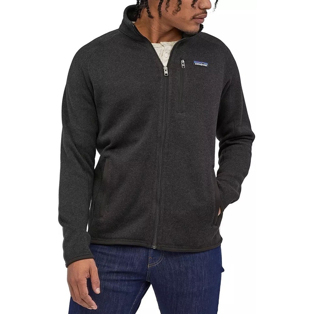 Patagonia Mens Better Sweater Fleece Jacket Full Zip In Black XXL